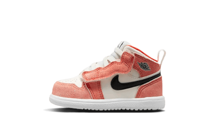 Air Jordan 1 Mid Se Orange Suede Bebe Td