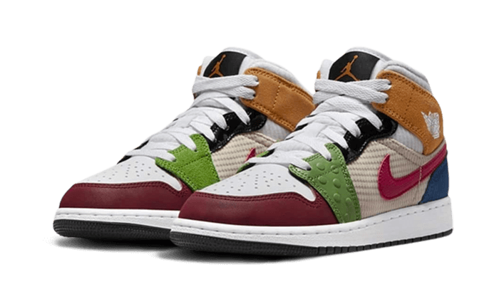 Air Jordan 1 Mid Se Patchwork