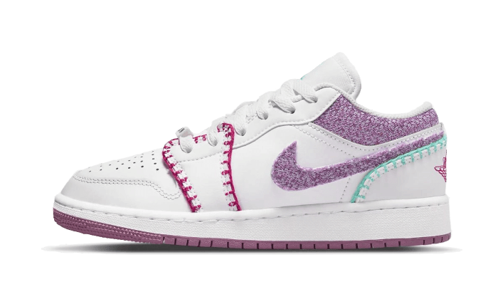 Air Jordan 1 Low White Light Bordeaux