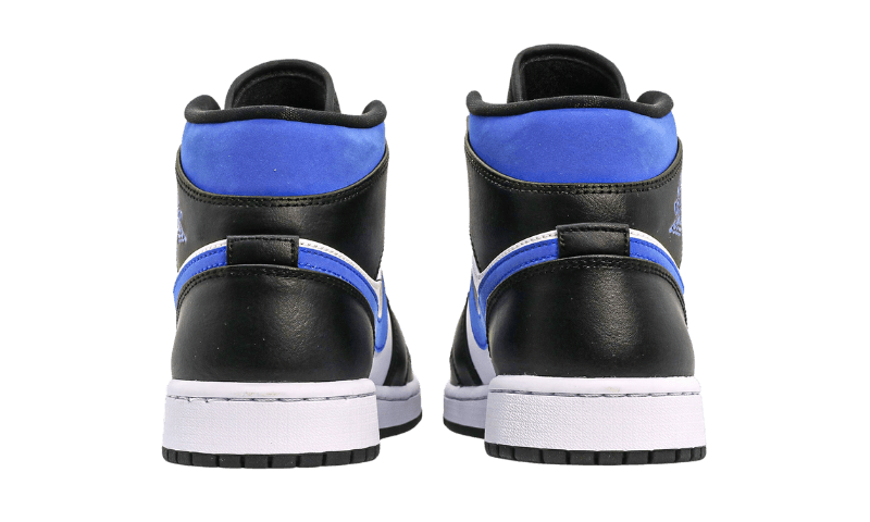 Air Jordan 1 Mid White Black Racer Blue