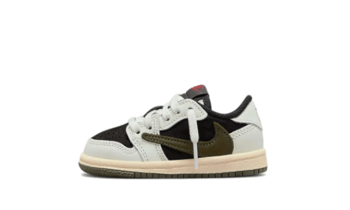 Air Jordan 1 Retro Low Og Sp Travis Scott Olive Bebe Td