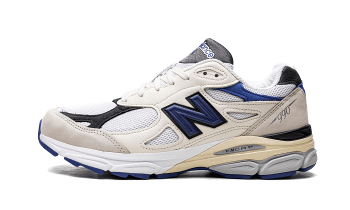 New Balance 990 V3 Made In Usa Cream Blue