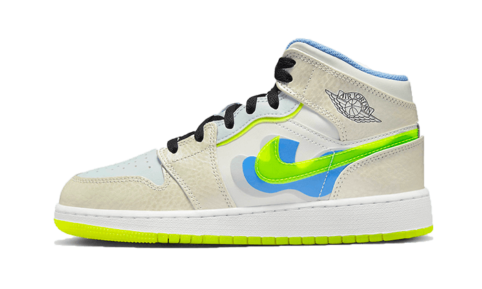 Air Jordan 1 Mid Se Warped Swoosh