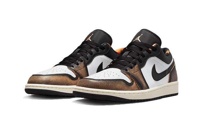 Air Jordan 1 Low Se Orange Wear Away