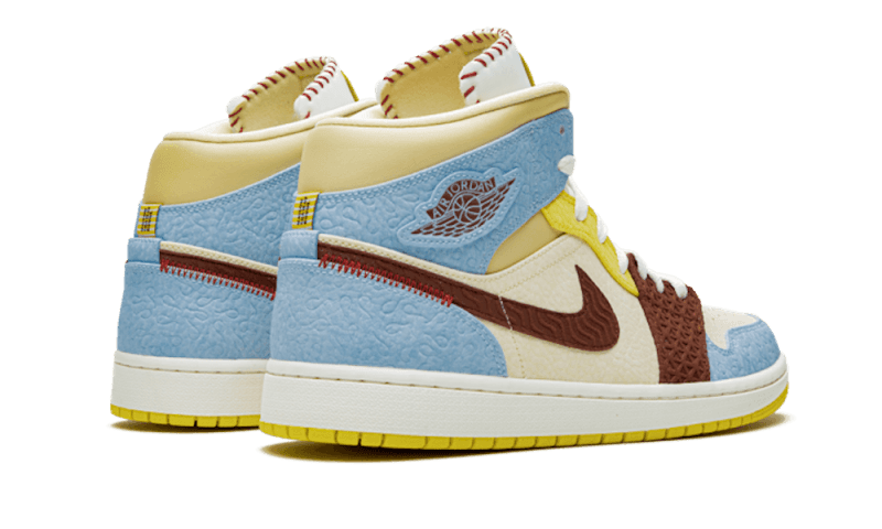 Air Jordan 1 Mid Fearless Maison Chateau Rouge
