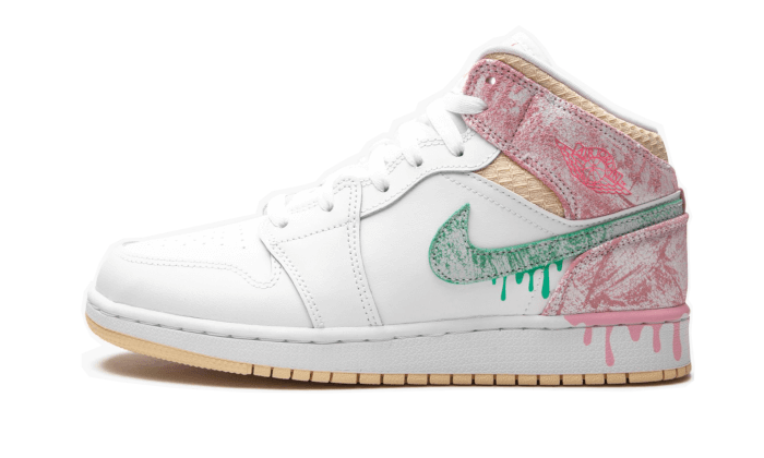 Air Jordan 1 Mid Se Paint Drip