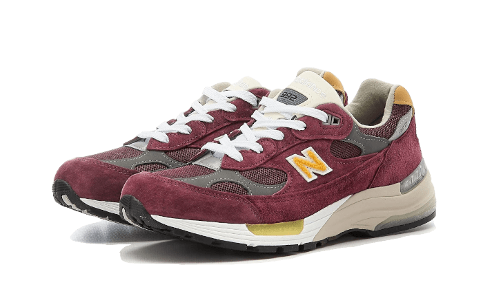 New Balance 992 Burgundy Gold